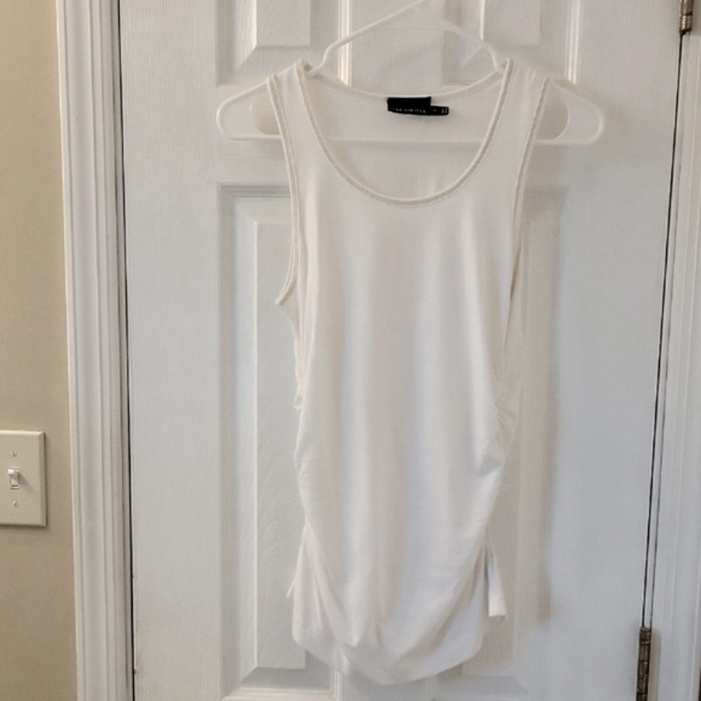The Limited White Sleeveless Top